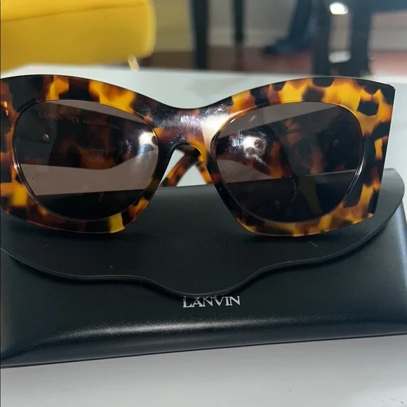 Lanvin Tortoiseshell Sunglasses - Picture 2 of 5